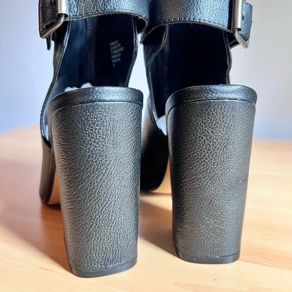 NWOT Steve Madden “talento” leather 4”chunky heel SIZE 6.5M - Picture 3 of 8